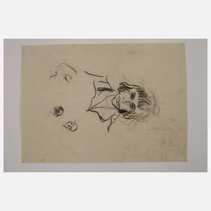 Prof. Emil Orlik, Frauenportrait