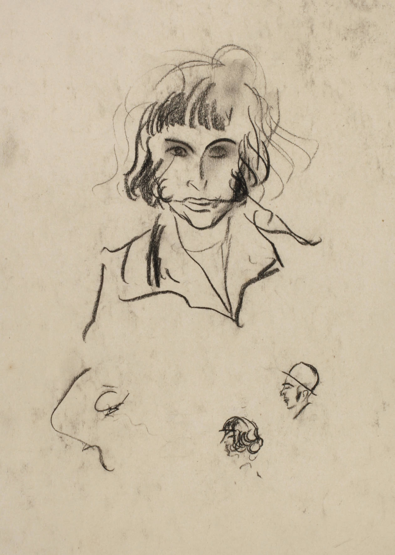 Prof. Emil Orlik, Frauenportrait