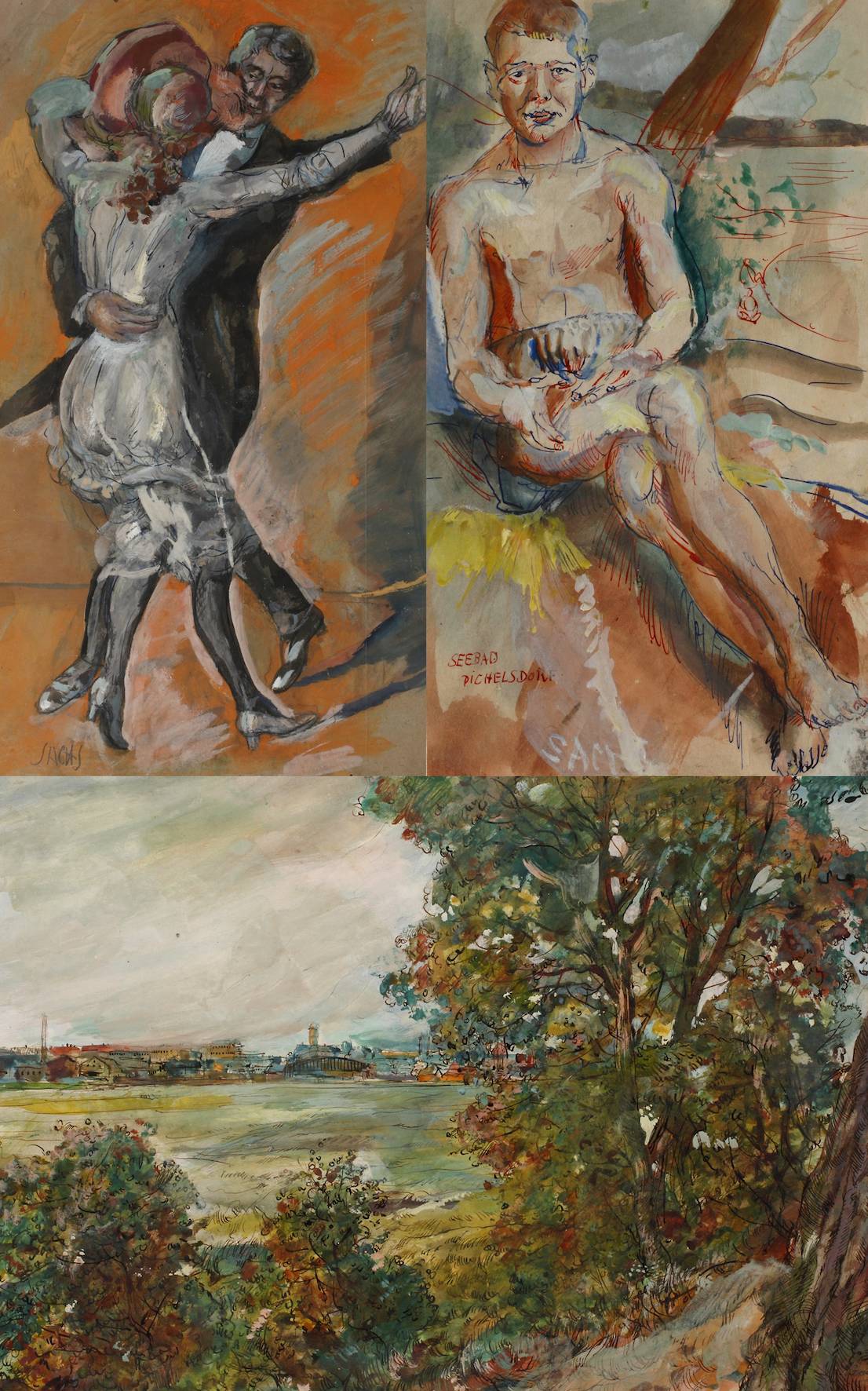 Sachs, Konvolut Mischtechniken