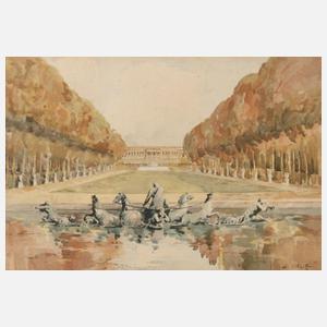 Henri Alexis Schaeffer, Ansicht Versailles