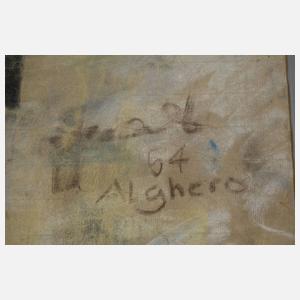 Straßenansicht von Alghero