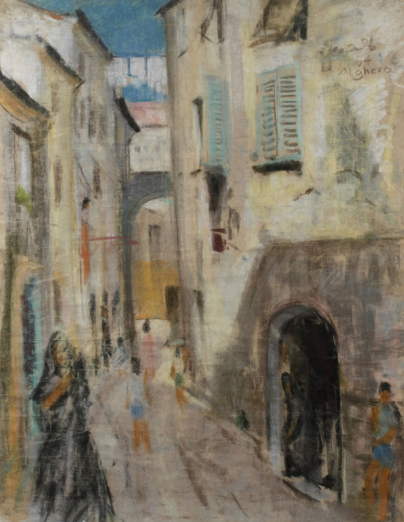 Straßenansicht von Alghero