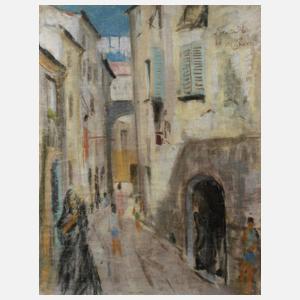 Straßenansicht von Alghero