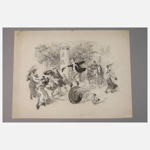 August von Meissl, Artist der Straße