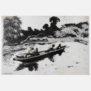 Moritz Pathé, ”Auf der Krokodiljagd”