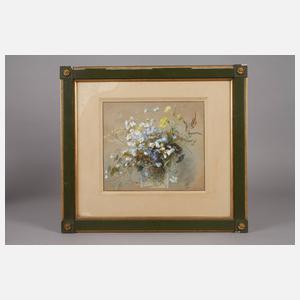 Eduard Braunsdorf, Wiesenblumen in Vase