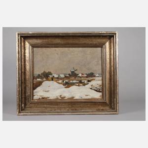 Arthur Barth, Winterliches Dorf