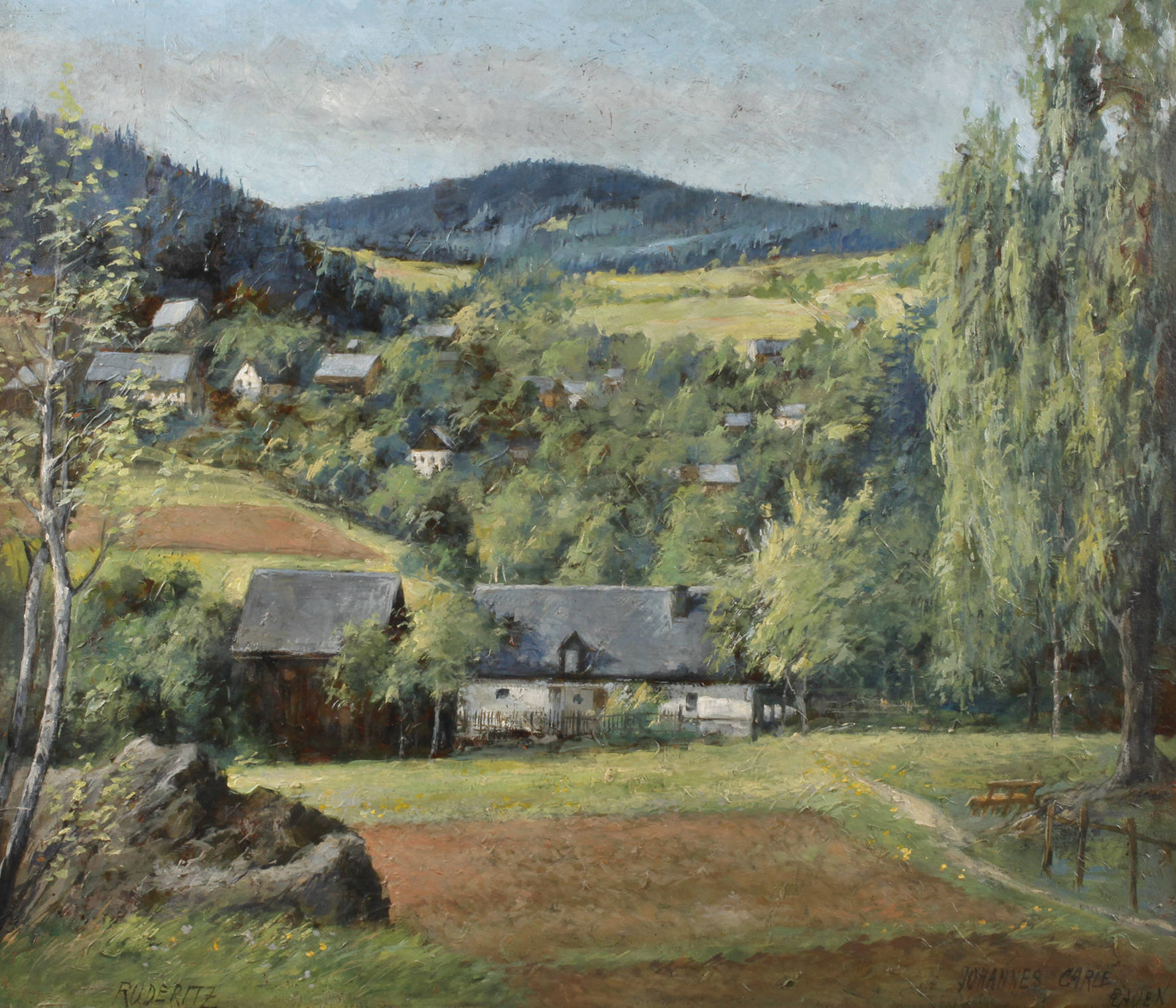 Johannes Carlé, Blick auf Ruderitz