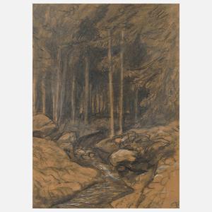 Albin Enders, Am Waldbach