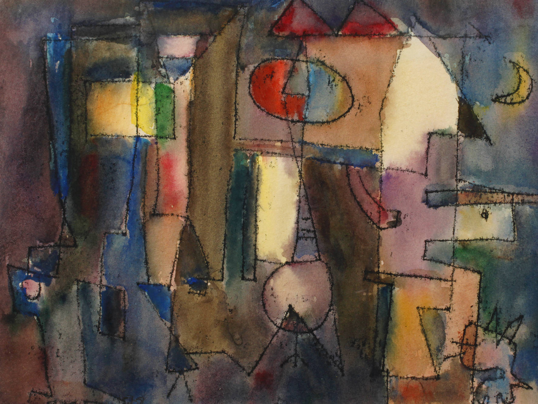 Albert Hennig, Nachts in der Stadt