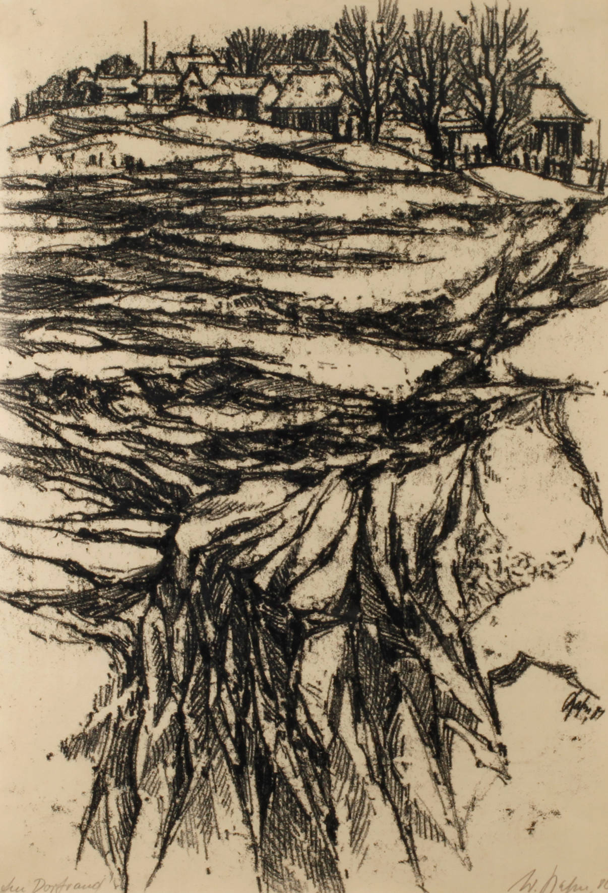 Walter Rahm, ”Am Dorfrand”