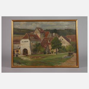 Otto Rau, Sommerliche Kleinstadt