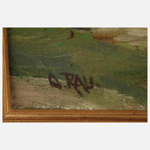 Otto Rau, Sommerliche Kleinstadt