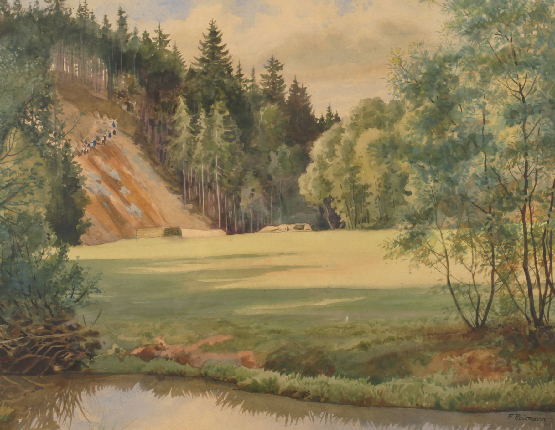 Friedrich Reimann, Das Weidatal bei Zeulenroda