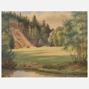 Friedrich Reimann, Das Weidatal bei Zeulenroda