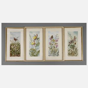 Friedrich Reimann, Vier Aquarelle