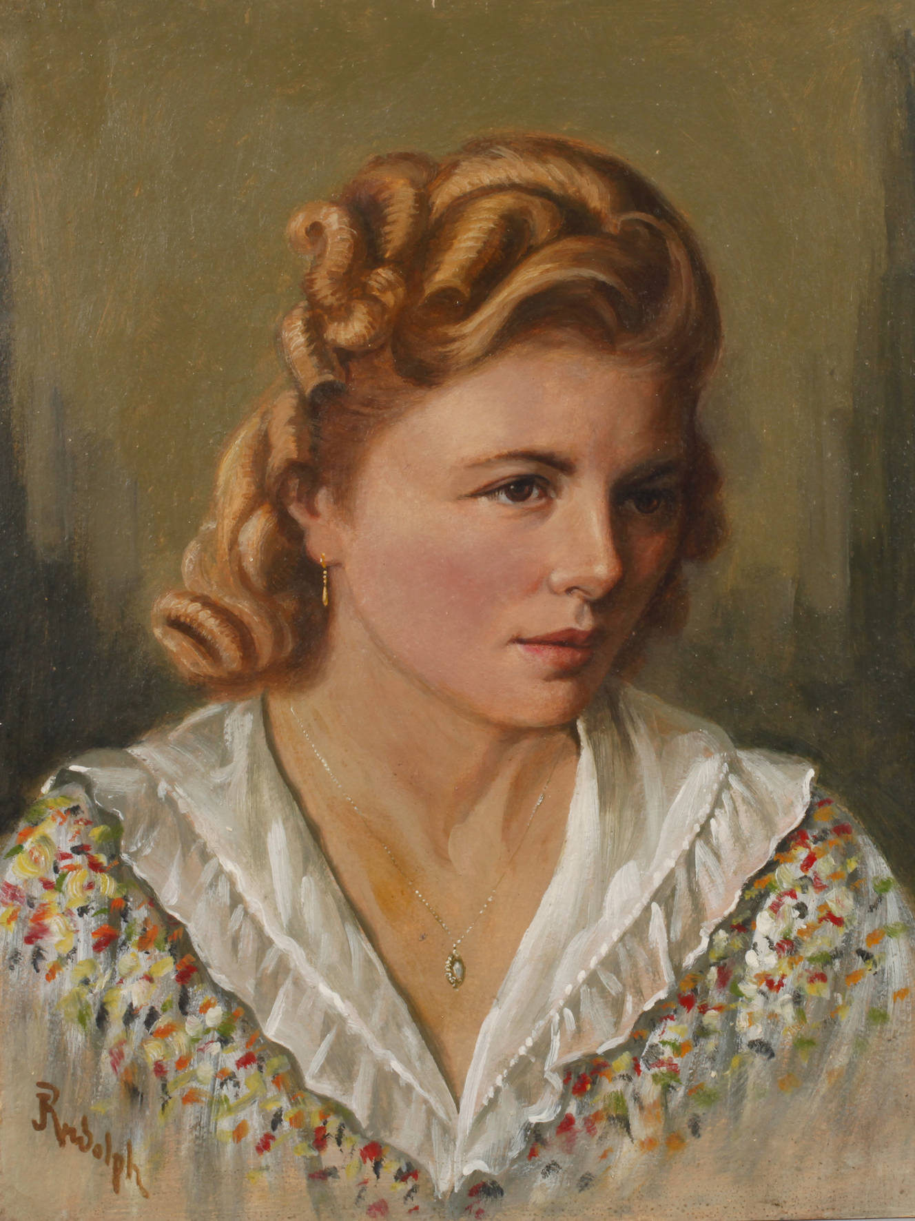 Johannes Rudolph, Damenportrait