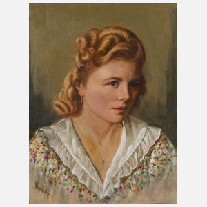 Johannes Rudolph, Damenportrait