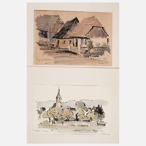 Elisabeth Schettler, Paar Mischtechniken