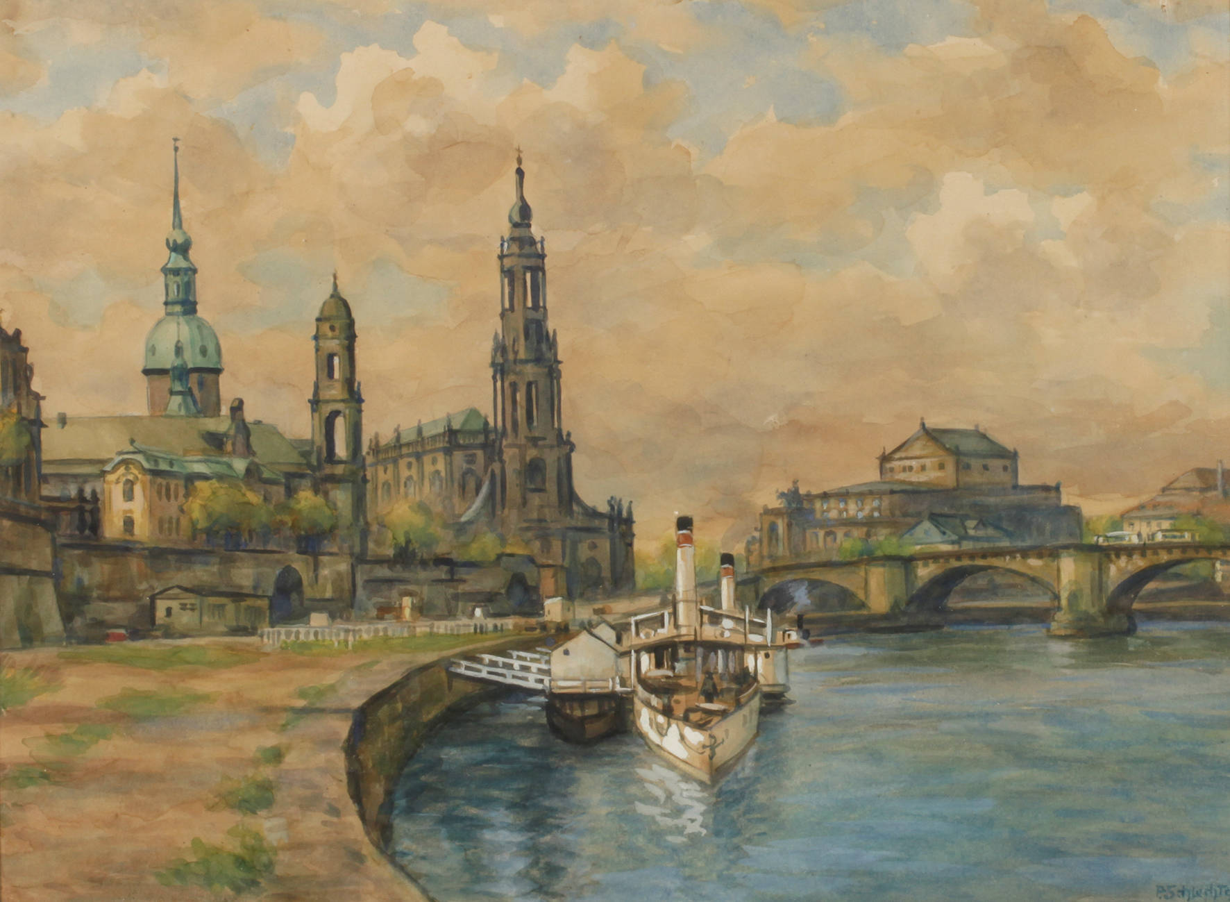 Paul Schlechter, Ansicht Dresden