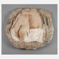 Wandplastik ”Paar im Park”111