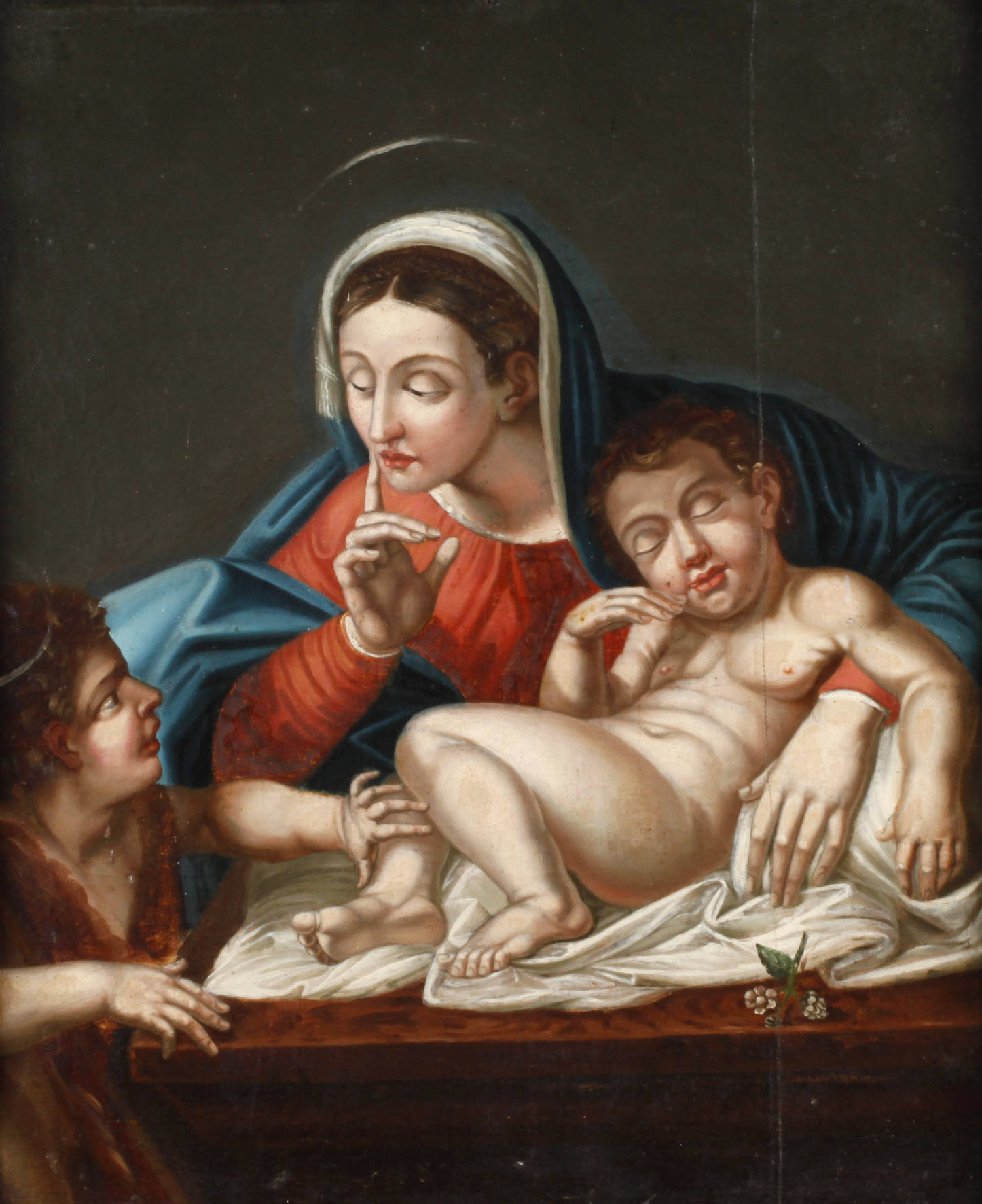 Maria mit Jesus und Johannes dem Täufer