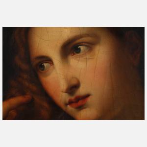 ”Junge Frau bei der Toilette” nach Tizian