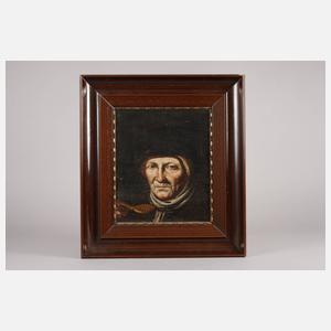 Löffelnde alte Dame