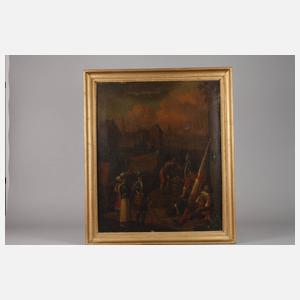 Landsknechte beim Würfelspiel