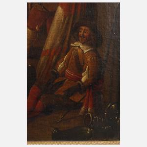 Landsknechte beim Würfelspiel