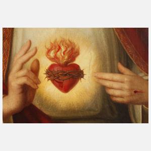 Prof. Ernst Deger, attr., Herz-Jesu-Bildnis