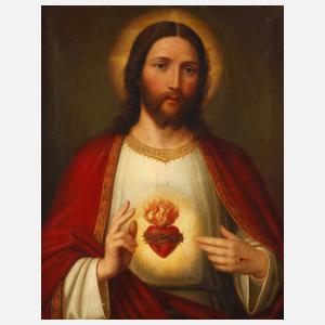 Prof. Ernst Deger, attr., Herz-Jesu-Bildnis