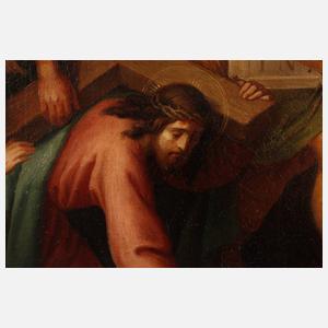 Gustav Jäger, attr., Kreuztragung Christi