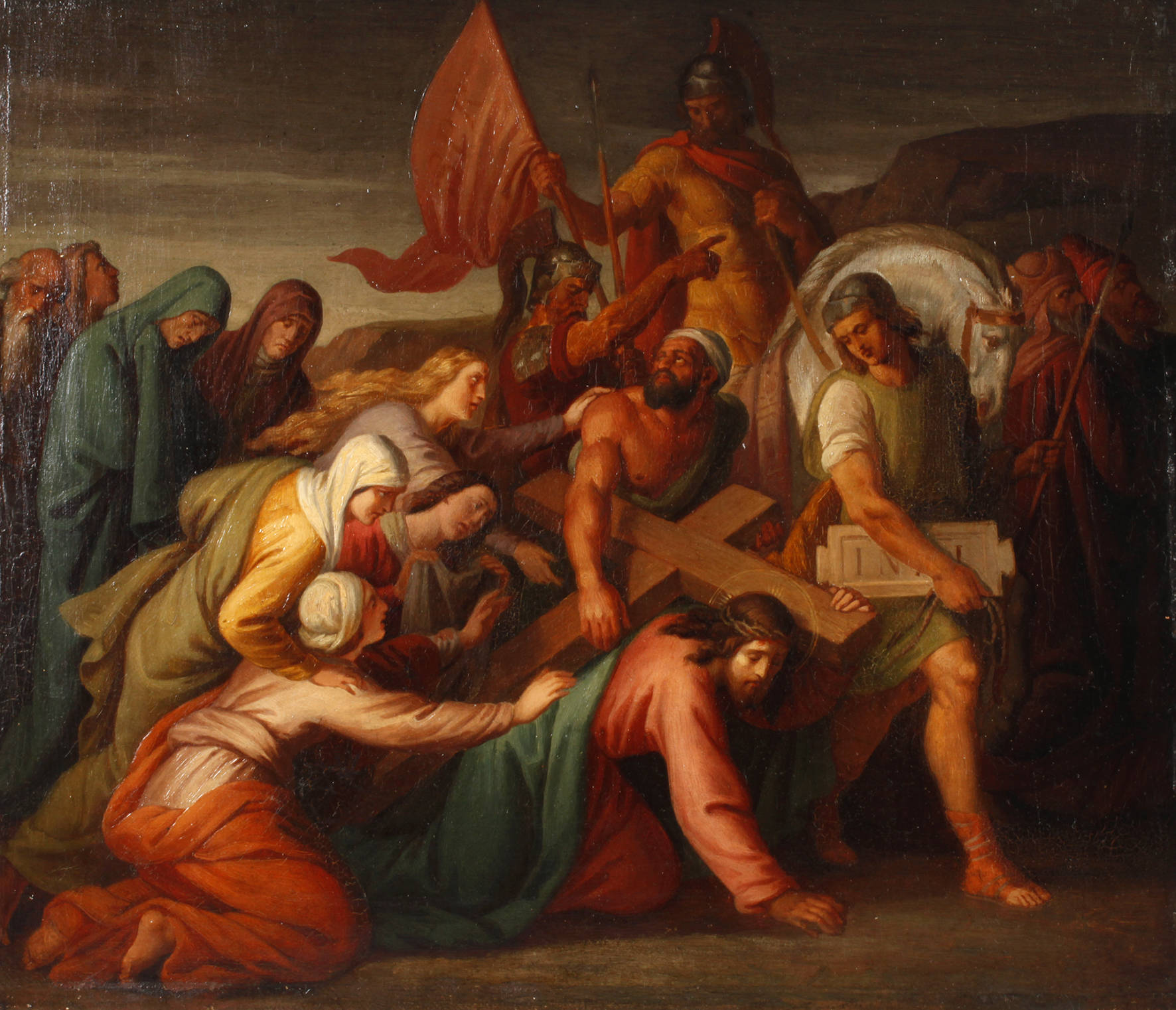 Gustav Jäger, attr., Kreuztragung Christi