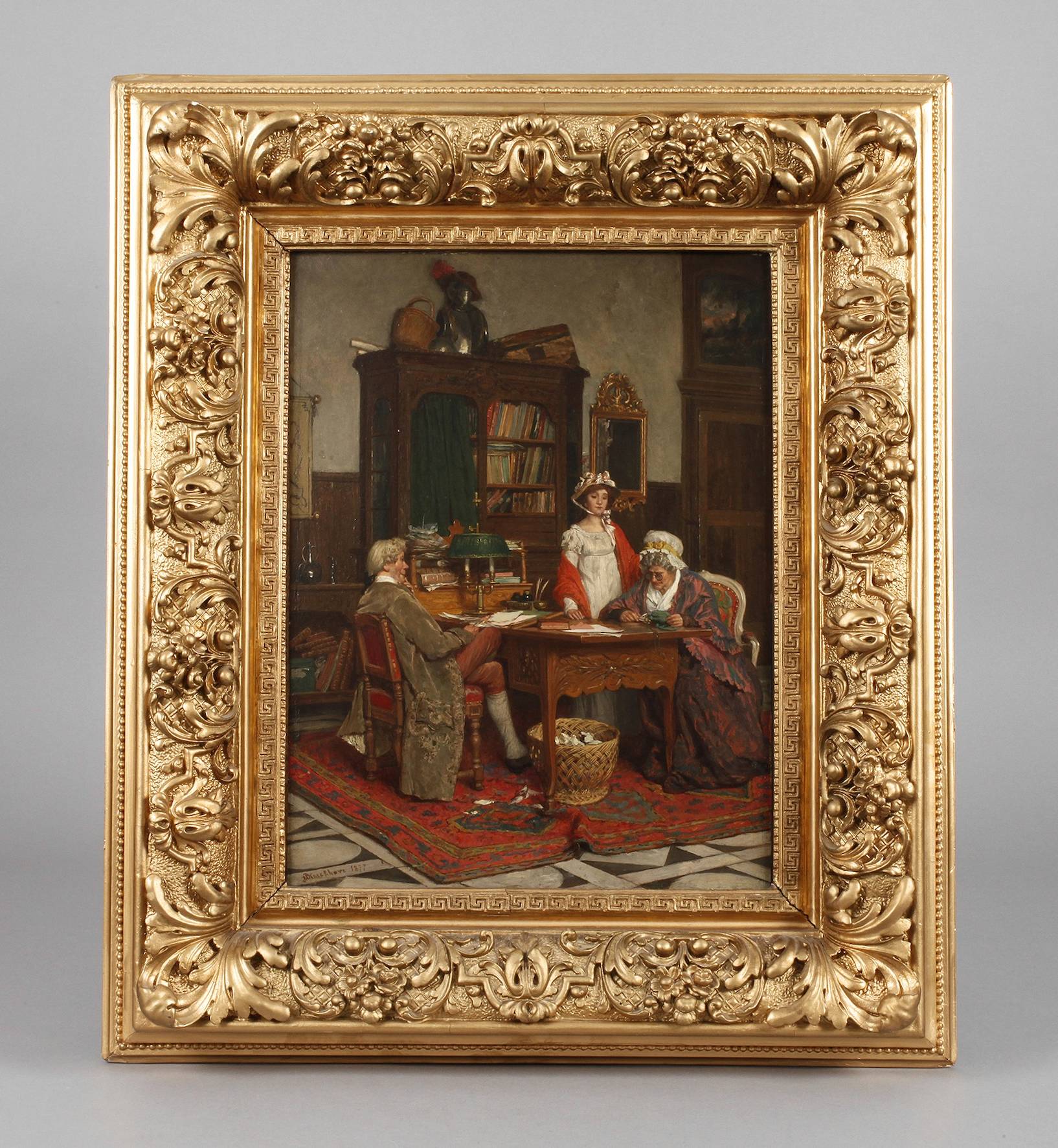 Jan van de Kerkhove, Besuch beim Advokaten