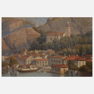 August Nothnagel, ”Torbole am Gardasee”