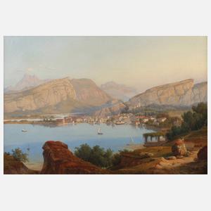 August Nothnagel, ”Torbole am Gardasee”