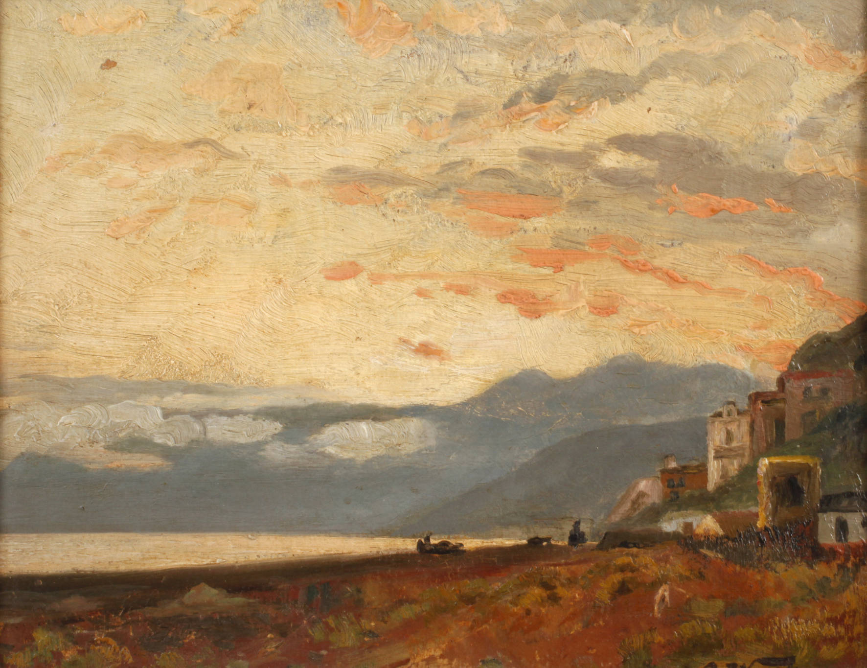 Carl Wuttke, ”Abendstimmung an der Riviera”