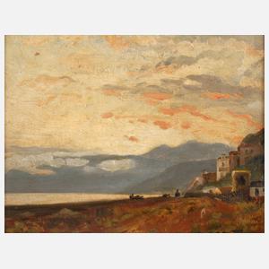 Carl Wuttke, ”Abendstimmung an der Riviera”