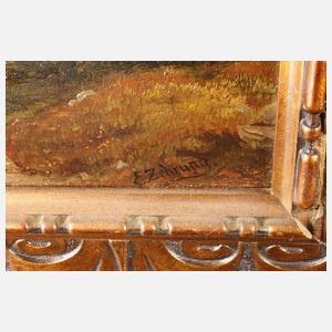 E. Zehrung, Sonnenaufgang im Gebirge