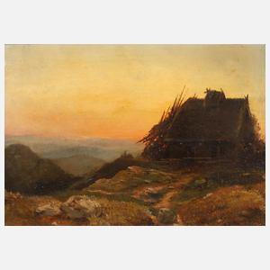 E. Zehrung, Sonnenaufgang im Gebirge