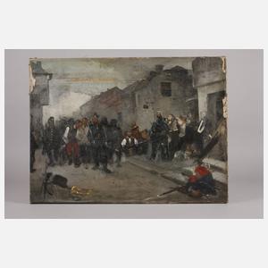 Verhaftung der Aufständigen