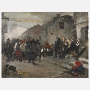 Verhaftung der Aufständigen