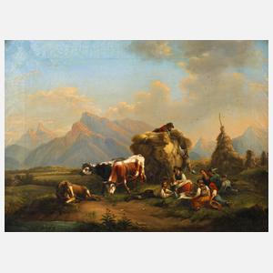 Rast im Gebirge, Spätromantiker