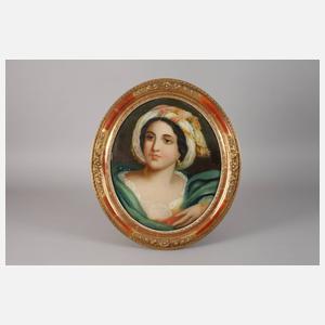 Orientalisches Hinterglasbild ”Schönheit”