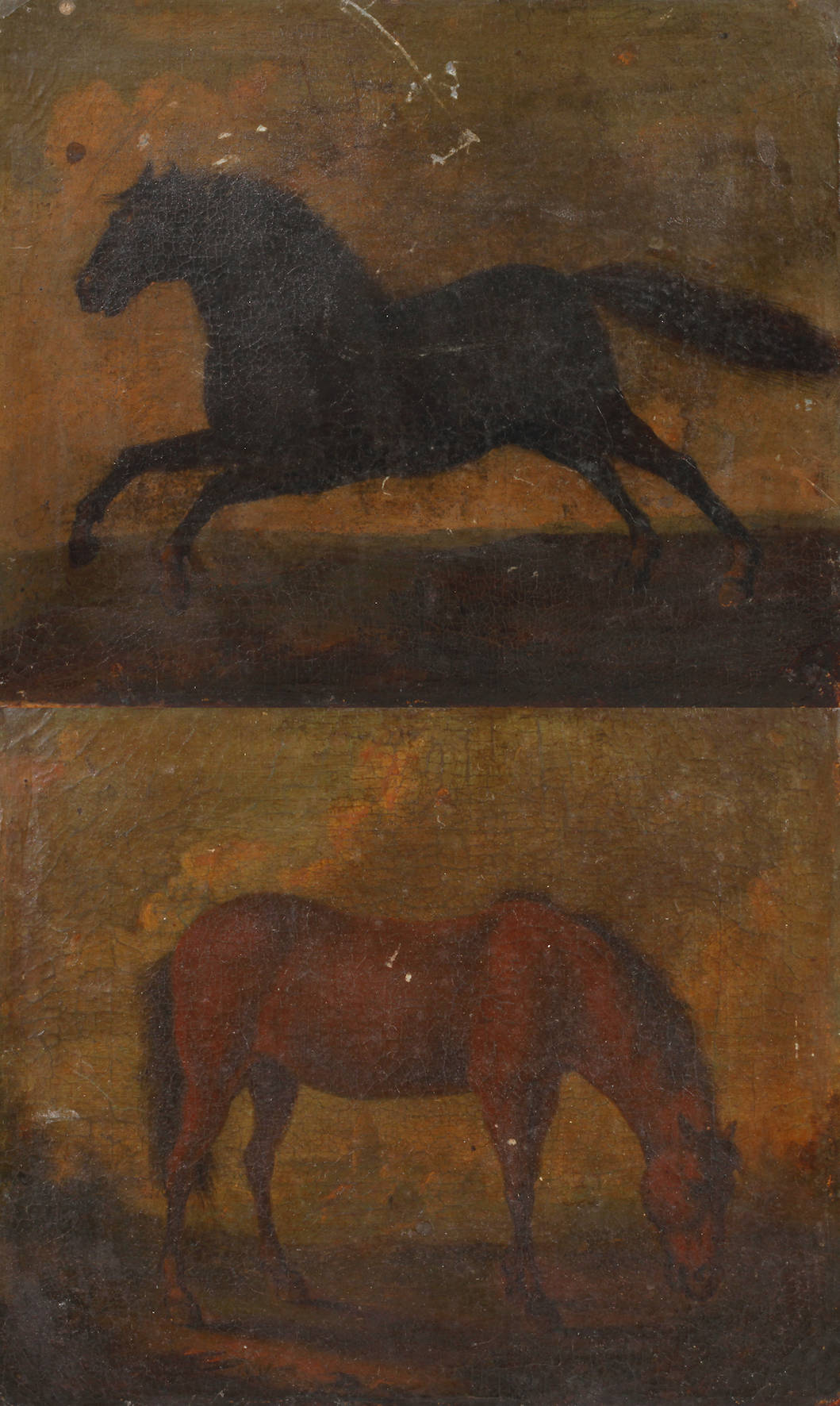 Paar Pferdedarstellungen