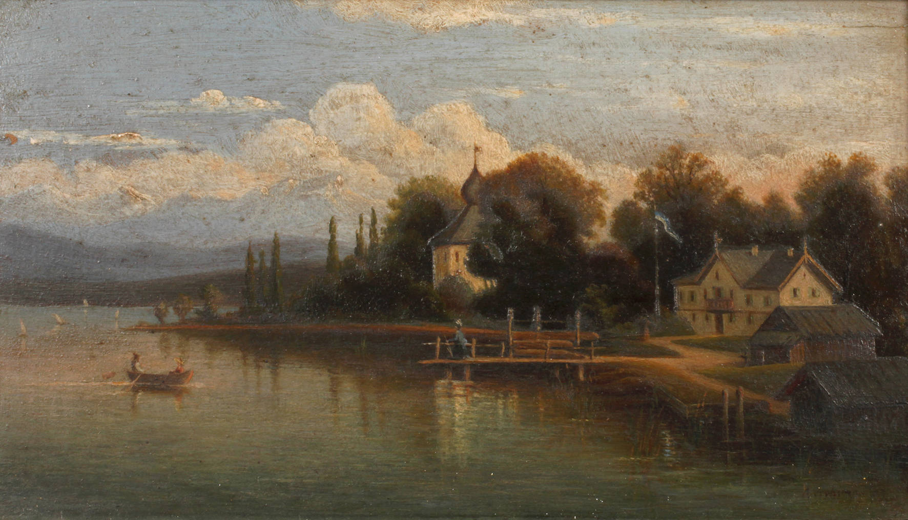 Sommerliche Seeansicht