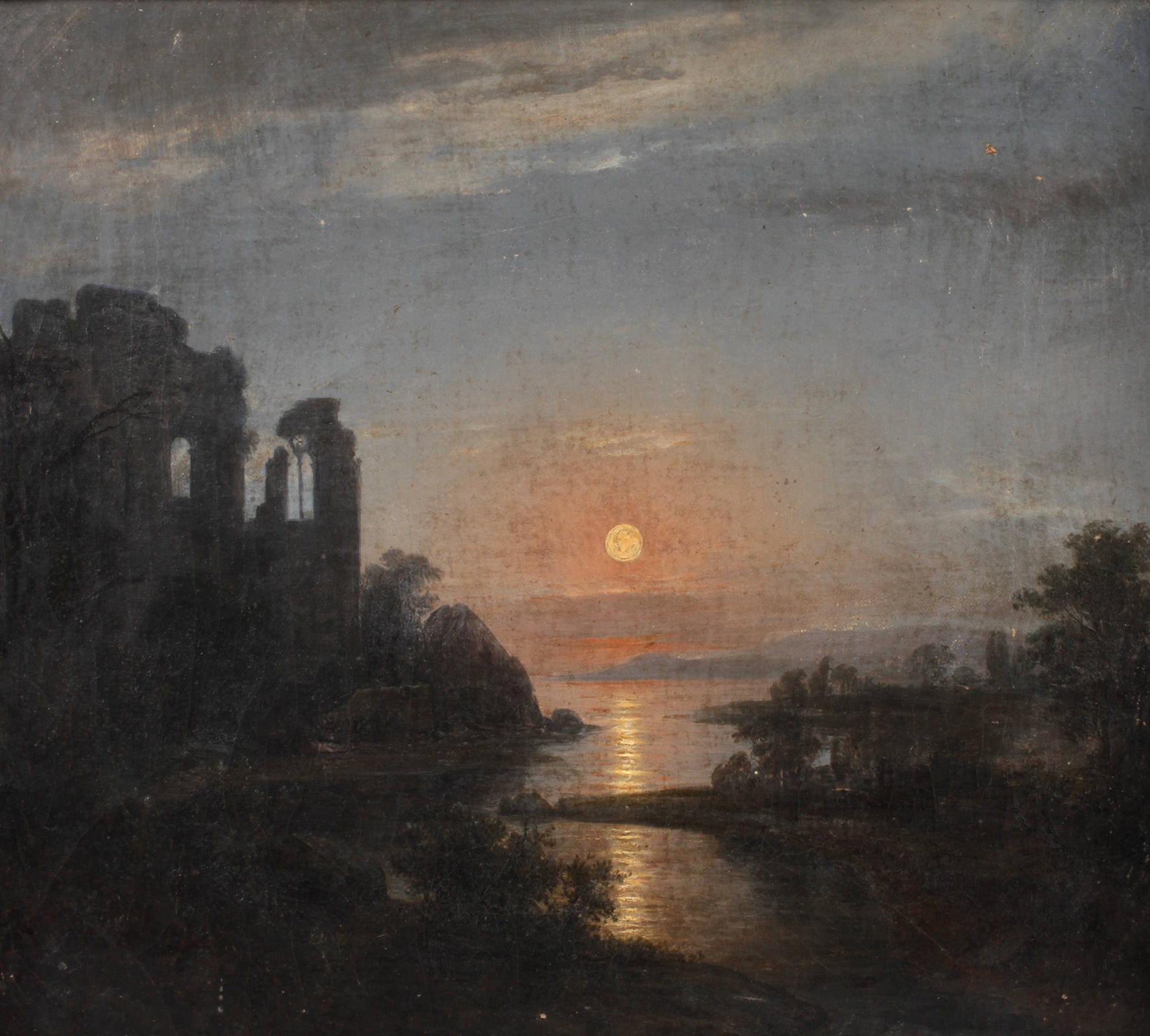 Romantiker, Kirchenruine am See