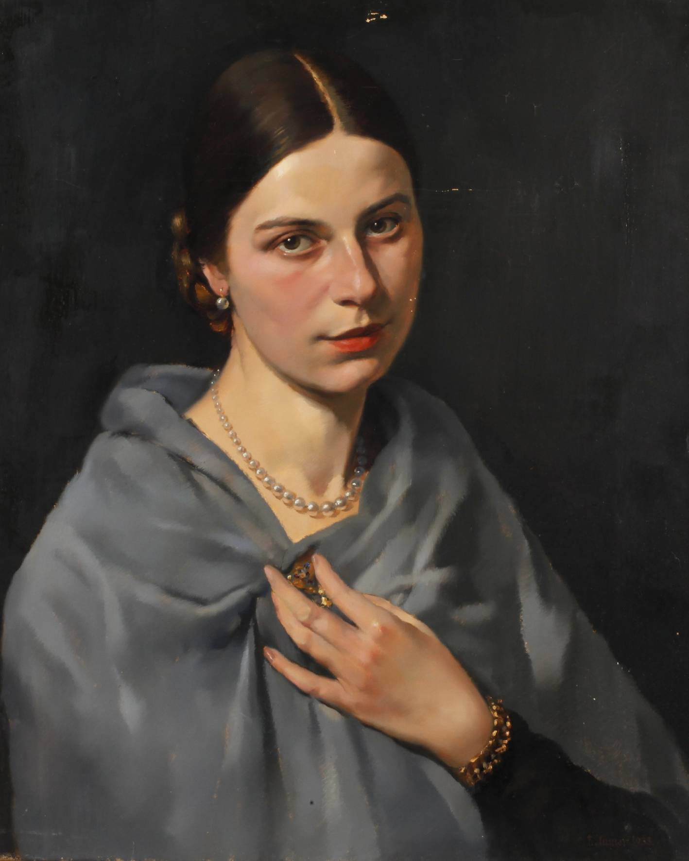 Franz Aumer, ”Bildnis Frau W. St.”