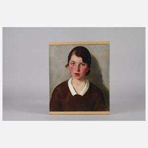 Franz Aumer, attr., Mädchen mit Perlenohrringen